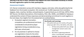 Update from US Soccer on the Player Age Registration