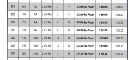 2024-2025 BOYS & GIRLS PLAYER & LEAGUE FEES